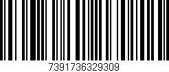 Código de barras (EAN, GTIN, SKU, ISBN): '7391736329309'