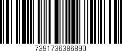 Código de barras (EAN, GTIN, SKU, ISBN): '7391736386890'
