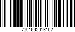 Código de barras (EAN, GTIN, SKU, ISBN): '7391883016107'