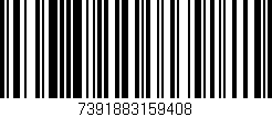 Código de barras (EAN, GTIN, SKU, ISBN): '7391883159408'