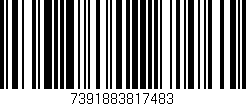 Código de barras (EAN, GTIN, SKU, ISBN): '7391883817483'