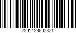 Código de barras (EAN, GTIN, SKU, ISBN): '7392136802621'