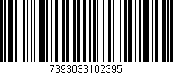Código de barras (EAN, GTIN, SKU, ISBN): '7393033102395'
