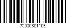 Código de barras (EAN, GTIN, SKU, ISBN): '73930681106'