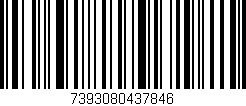 Código de barras (EAN, GTIN, SKU, ISBN): '7393080437846'