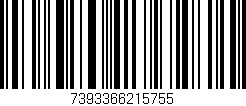 Código de barras (EAN, GTIN, SKU, ISBN): '7393366215755'