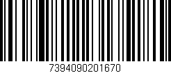 Código de barras (EAN, GTIN, SKU, ISBN): '7394090201670'