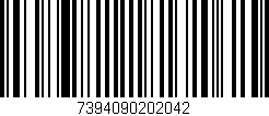 Código de barras (EAN, GTIN, SKU, ISBN): '7394090202042'