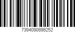 Código de barras (EAN, GTIN, SKU, ISBN): '7394090898252'