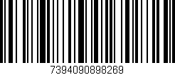 Código de barras (EAN, GTIN, SKU, ISBN): '7394090898269'
