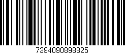 Código de barras (EAN, GTIN, SKU, ISBN): '7394090898825'