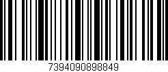 Código de barras (EAN, GTIN, SKU, ISBN): '7394090898849'