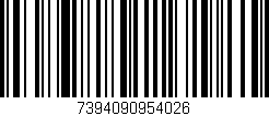 Código de barras (EAN, GTIN, SKU, ISBN): '7394090954026'