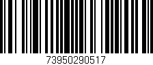 Código de barras (EAN, GTIN, SKU, ISBN): '73950290517'