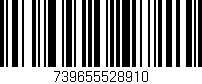 Código de barras (EAN, GTIN, SKU, ISBN): '739655528910'