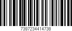 Código de barras (EAN, GTIN, SKU, ISBN): '7397234414738'