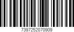 Código de barras (EAN, GTIN, SKU, ISBN): '7397252070909'