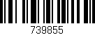 Código de barras (EAN, GTIN, SKU, ISBN): '739855'