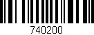 Código de barras (EAN, GTIN, SKU, ISBN): '740200'