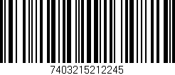Código de barras (EAN, GTIN, SKU, ISBN): '7403215212245'