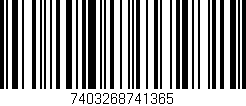Código de barras (EAN, GTIN, SKU, ISBN): '7403268741365'