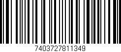 Código de barras (EAN, GTIN, SKU, ISBN): '7403727811349'