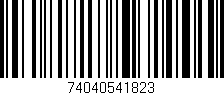 Código de barras (EAN, GTIN, SKU, ISBN): '74040541823'