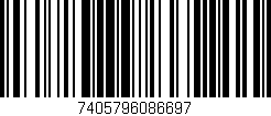 Código de barras (EAN, GTIN, SKU, ISBN): '7405796086697'