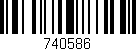 Código de barras (EAN, GTIN, SKU, ISBN): '740586'