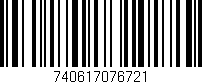 Código de barras (EAN, GTIN, SKU, ISBN): '740617076721'