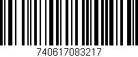 Código de barras (EAN, GTIN, SKU, ISBN): '740617083217'