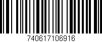Código de barras (EAN, GTIN, SKU, ISBN): '740617106916'