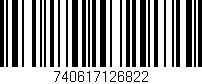 Código de barras (EAN, GTIN, SKU, ISBN): '740617126822'