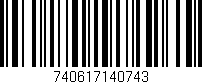 Código de barras (EAN, GTIN, SKU, ISBN): '740617140743'