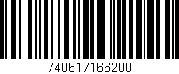 Código de barras (EAN, GTIN, SKU, ISBN): '740617166200'