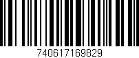 Código de barras (EAN, GTIN, SKU, ISBN): '740617169829'