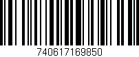 Código de barras (EAN, GTIN, SKU, ISBN): '740617169850'
