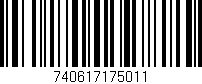 Código de barras (EAN, GTIN, SKU, ISBN): '740617175011'