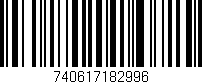 Código de barras (EAN, GTIN, SKU, ISBN): '740617182996'