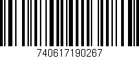 Código de barras (EAN, GTIN, SKU, ISBN): '740617190267'