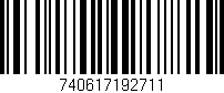 Código de barras (EAN, GTIN, SKU, ISBN): '740617192711'