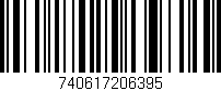 Código de barras (EAN, GTIN, SKU, ISBN): '740617206395'
