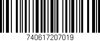Código de barras (EAN, GTIN, SKU, ISBN): '740617207019'