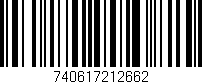 Código de barras (EAN, GTIN, SKU, ISBN): '740617212662'