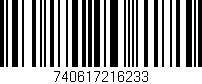 Código de barras (EAN, GTIN, SKU, ISBN): '740617216233'