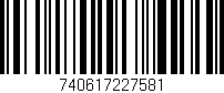 Código de barras (EAN, GTIN, SKU, ISBN): '740617227581'
