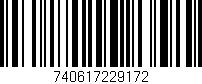 Código de barras (EAN, GTIN, SKU, ISBN): '740617229172'