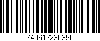 Código de barras (EAN, GTIN, SKU, ISBN): '740617230390'