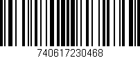 Código de barras (EAN, GTIN, SKU, ISBN): '740617230468'