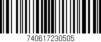 Código de barras (EAN, GTIN, SKU, ISBN): '740617230505'